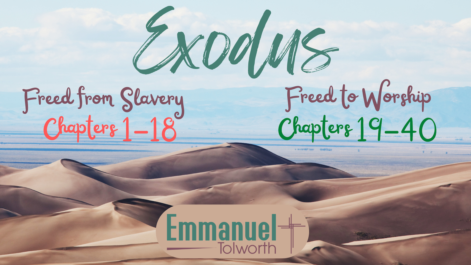 Exodus 13:17 -15:21 Deliverance